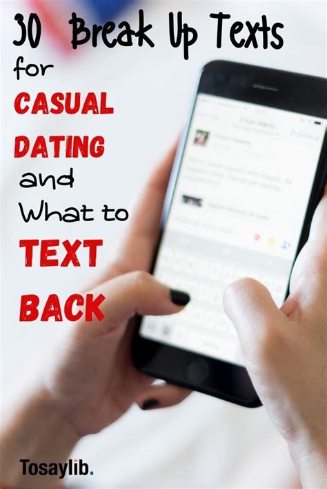 casual dating break up text